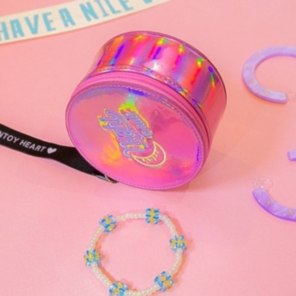 Women's Round Wristlet Bentoy Night Moon Pink - Picture 2 of 5